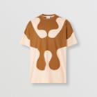 Burberry Burberry Abstract Print Cotton Oversized T-shirt, Size: M