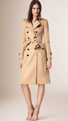 Burberry Burberry The Chelsea -extra-long Heritage Trench Coat, Size: 06, Yellow