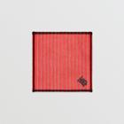 Burberry Burberry Monogram Icon Stripe Wool Silk Large Square Scarf, Red