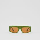 Burberry Burberry Rectangular Frame Sunglasses, Green