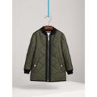 Burberry Burberry Quilted Cotton Blend Coat, Size: 14y, Green