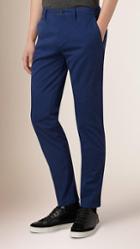 Burberry Slim Fit Lightweight Stretch-cotton Chinos