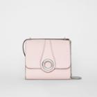 Burberry Burberry The Leather Grommet Detail Crossbody Bag, Pink