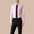 Burberry Burberry Modern Fit Gingham Cotton Poplin Shirt, Size: 17.5, Pink