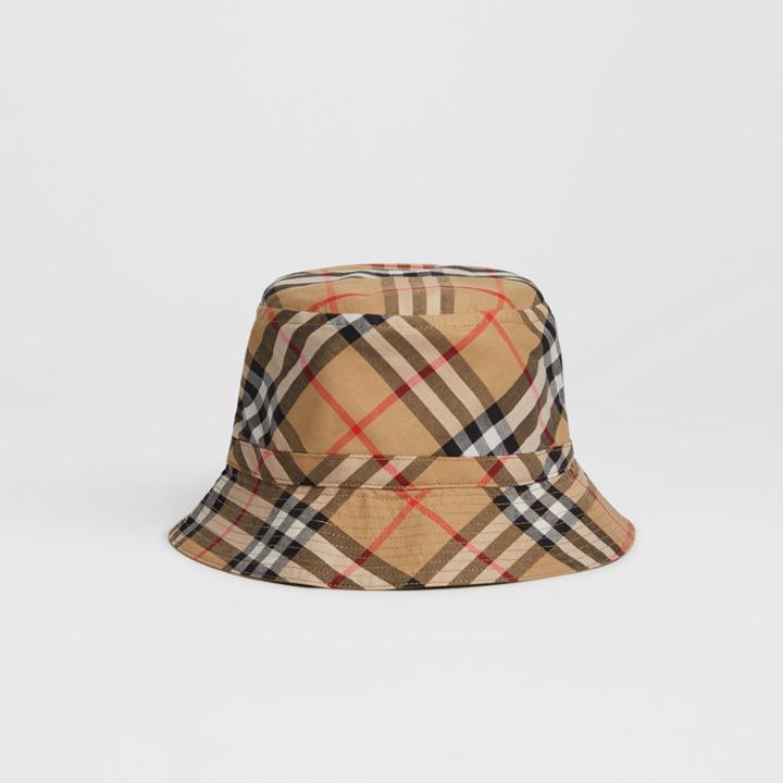 Burberry Burberry Childrens Vintage Check Bucket Hat, Yellow