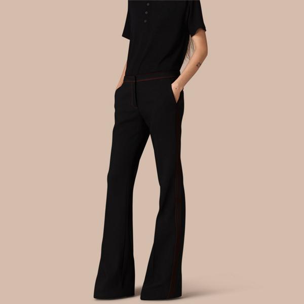 Burberry Stretch Boot-cut Trousers