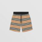 Burberry Burberry Childrens Icon Stripe Cotton Shorts, Size: 12y, Beige