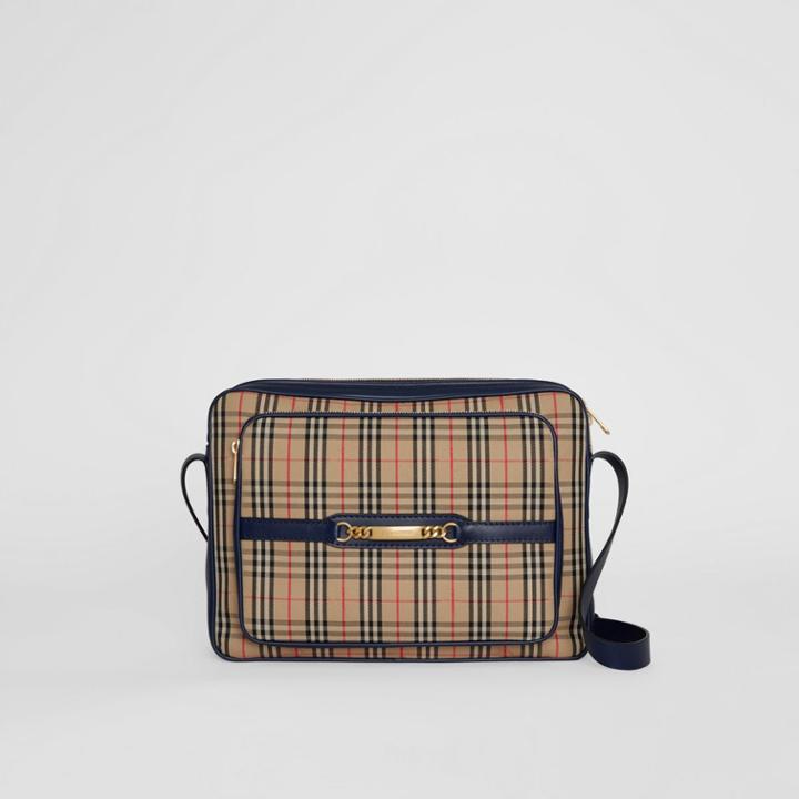 Burberry Burberry The Large 1983 Check Link Camera Bag, Blue