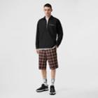 Burberry Burberry Check Wool Shorts, Size: 34, Black