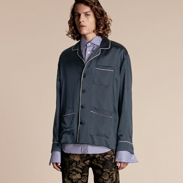 Burberry Silk Pyjama-style Shirt