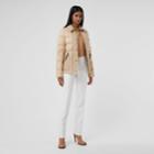 Burberry Burberry Diamond Quilted Panel Puffer Jacket, Size: S, Beige