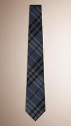 Burberry Classic Cut Check Silk Cotton Tie