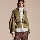 Burberry Stretch Cotton Military Jacket