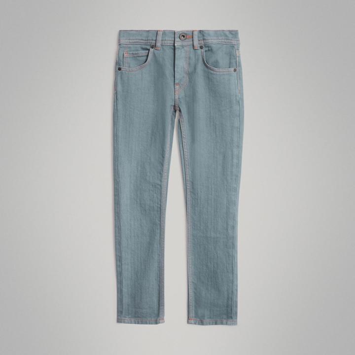 Burberry Burberry Childrens Skinny Fit Stretch Jeans, Size: 10y, Blue