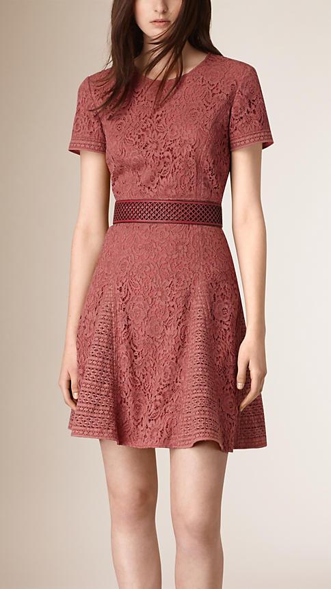 Burberry Italian Lace A-line Dress