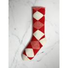 Burberry Burberry Argyle Knitted Wool Socks, Size: S-m, Red
