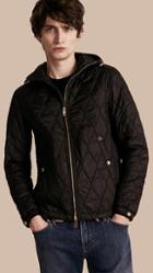 Burberry Hooded Military Quilt Blouson