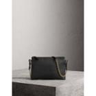Burberry Burberry Embossed Leather Clutch Bag, Black