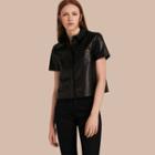Burberry Short-sleeved Lambskin Shirt