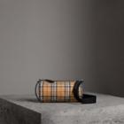 Burberry Burberry The Small Vintage Check And Leather Barrel Bag