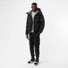 Burberry Burberry Detachable Hood Cashmere Down-filled Jacket, Size: 44, Grey