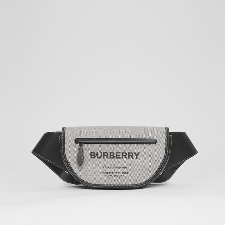 Burberry Burberry Small Horseferry Print Canvas Olympia Bum Bag