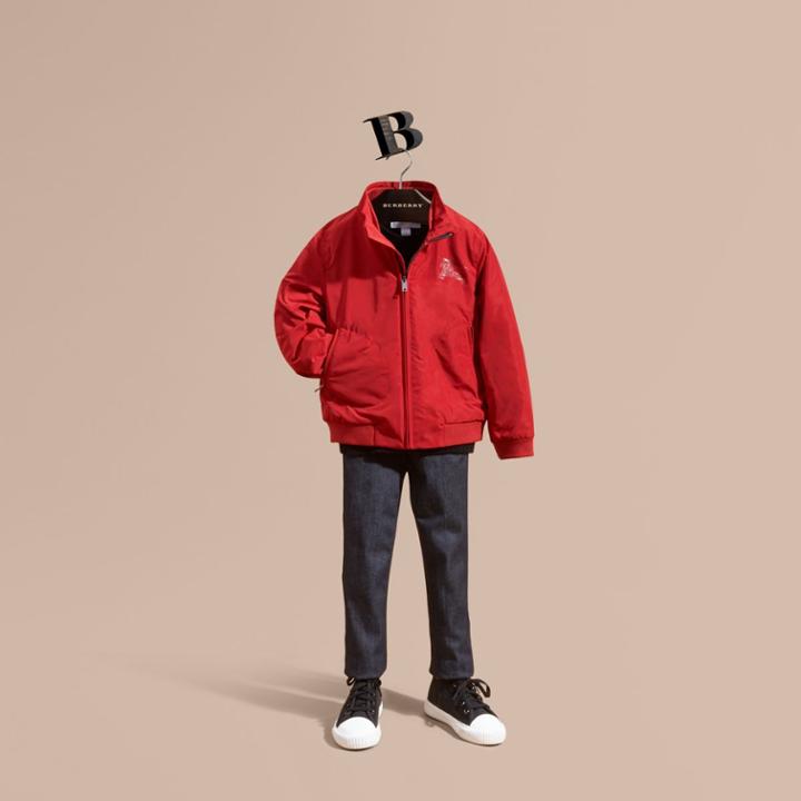 Burberry Burberry Packaway Blouson, Size: 8y, Red