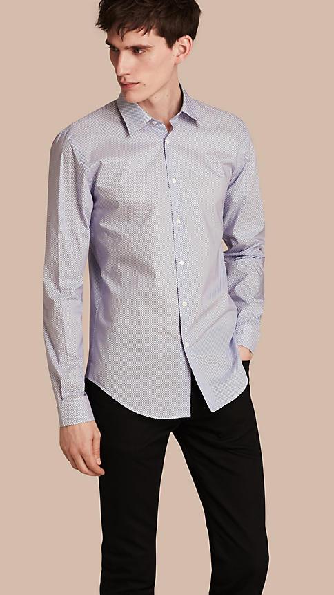 Burberry Polka-dot Cotton Shirt