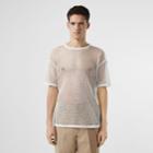 Burberry Burberry Cotton Mesh T-shirt, Size: L, White