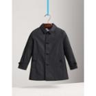 Burberry Burberry Childrens Mercerised Cotton Car Coat, Size: 14y, Black