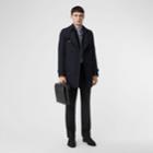 Burberry Burberry Short Chelsea Fit Trench Coat, Size: 42, Midnight Navy