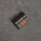 Burberry Burberry Vintage Check And Leather Money Clip Card Case