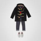 Burberry Burberry Childrens Double-faced Wool Duffle Coat, Size: 6y, Black