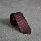 Burberry Burberry Slim Cut Geometric Silk Jacquard Tie