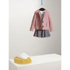 Burberry Burberry Collarless Scallop-quilted Jacket, Size: 8y, Pink