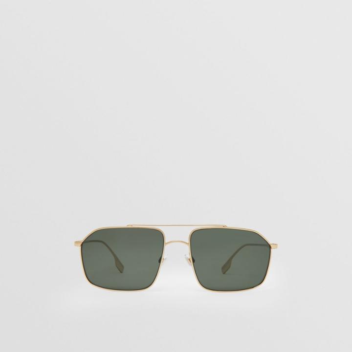 Burberry Burberry Icon Stripe Detail Navigator Sunglasses