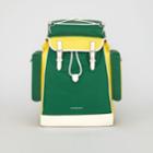 Burberry Burberry Tri-tone Nylon And Leather Backpack, Green