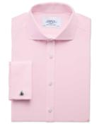 Charles Tyrwhitt Extra Slim Fit Spread Collar Non-iron Poplin Light Pink Cotton Dress Shirt Single Cuff Size 15/35 By Charles Tyrwhitt