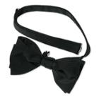 Charles Tyrwhitt Charles Tyrwhitt Black Barathea Ready-tied Silk Bow Tie