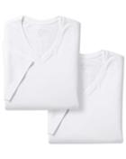 Charles Tyrwhitt 2 Pack White V-neck Cotton Undershirt T-shirts Size Medium By Charles Tyrwhitt
