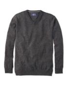 Charles Tyrwhitt Charles Tyrwhitt Charcoal Donegal V-neck Sweater