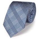 Charles Tyrwhitt Charles Tyrwhitt Classic Sky Prince Of Wales Check Tie