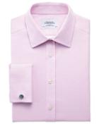Charles Tyrwhitt Charles Tyrwhitt Extra Slim Fit Egyptian Cotton Diamond Texture Pink Dress Shirt Size 14.5/32