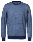 Charles Tyrwhitt Charles Tyrwhitt Mid Blue Merino Crew Neck Wool Sweater Size Large