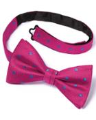 Charles Tyrwhitt Charles Tyrwhitt Pink Silk Spot Classic Ready-tied Bow Tie