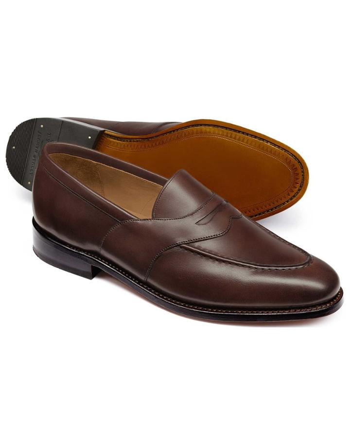 Charles Tyrwhitt Chocolate Goodyear Welted Saddle Loafer Size 11.5 By Charles Tyrwhitt