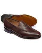 Charles Tyrwhitt Chocolate Goodyear Welted Saddle Loafer Size 11.5 By Charles Tyrwhitt