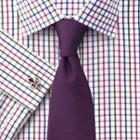 Charles Tyrwhitt Charles Tyrwhitt Slim Fit Jermyn Street Check Pink And Green Egyptian Cotton Dress Shirt Size 17/33