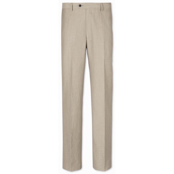 Charles Tyrwhitt Charles Tyrwhitt Stone Classic Fit Abercorn Wool Linen Suit Wool/linen Pants Size W34 L32