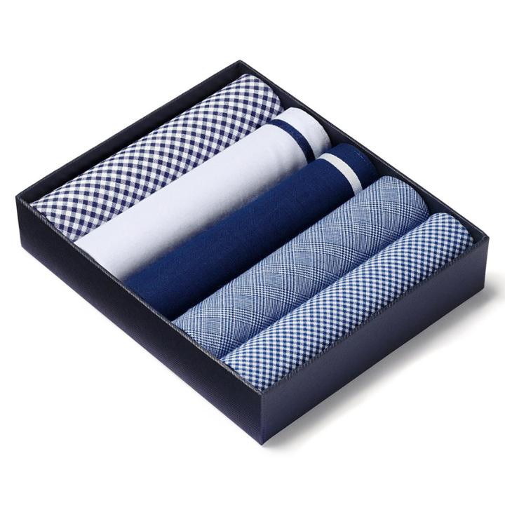 Charles Tyrwhitt Charles Tyrwhitt 5 Classic Blue Handkerchiefs